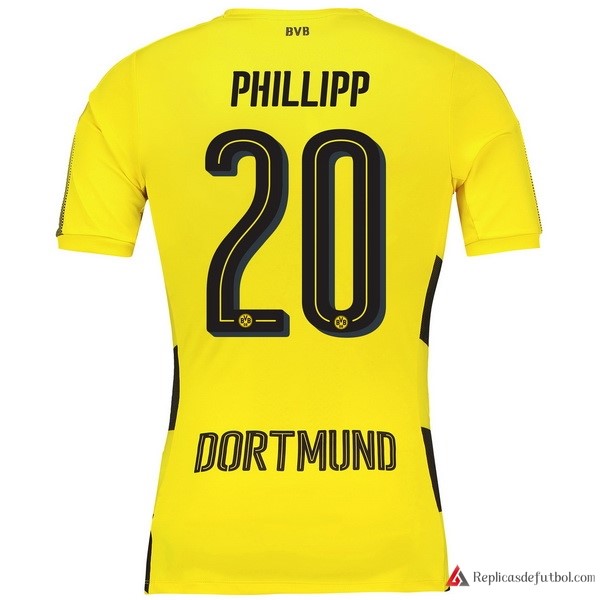 Camiseta Borussia Dortmund Primera equipación Phillipp 2017-2018